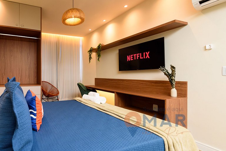 Studio 4 min from Copacabana Beach | RP 195/1001