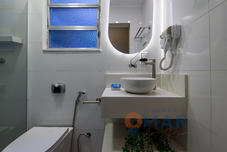 Estudio 4 min de la playa de Copacabana|RP195/1001