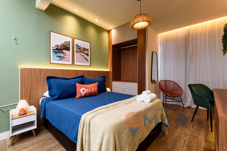 Estudio 4 min de la playa de Copacabana|RP195/1001
