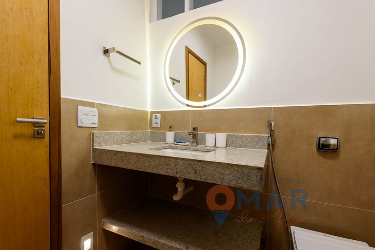 1BDR en el centro de Río-3 min del metro|RB185/201