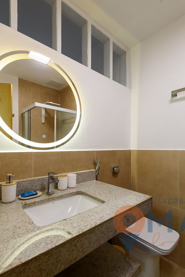 1BDR en el centro de Río-3 min del metro|RB185/201