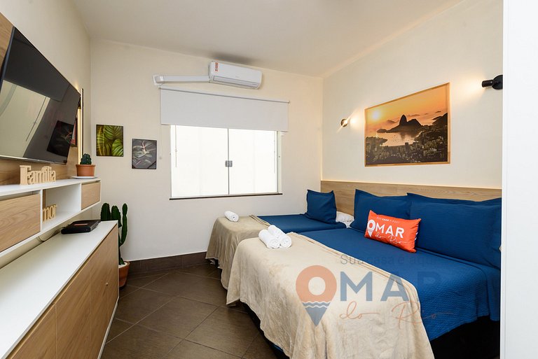 Studio a 6 Min da Praia em Copacabana | BR 502/420