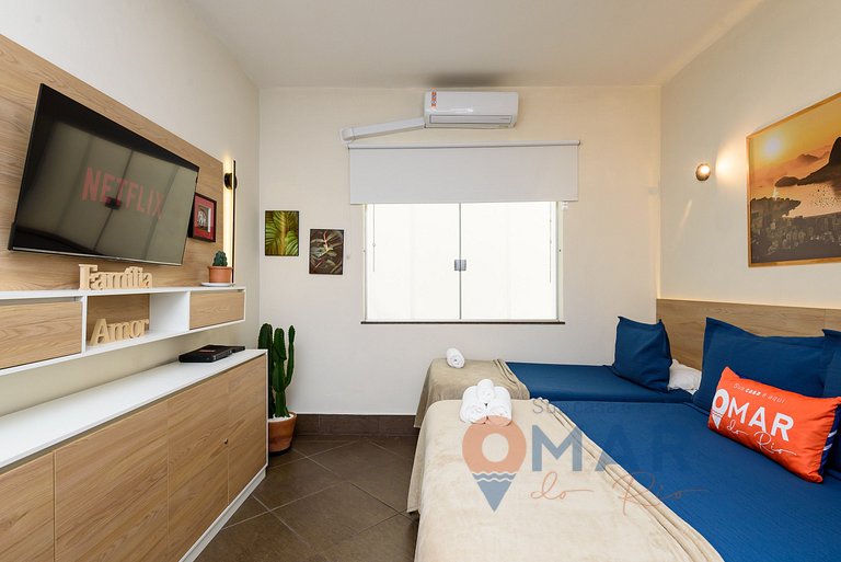 Studio 6 Min from Copacabana Beach | BR 502/420