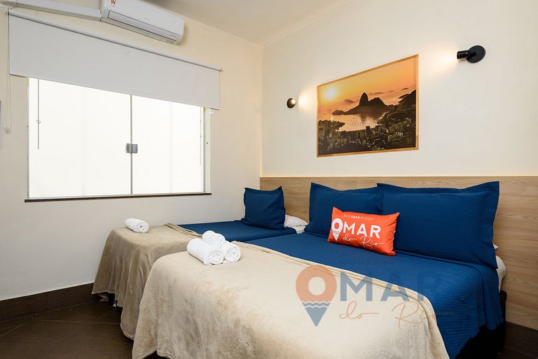 Studio 6 Min from Copacabana Beach | BR 502/420
