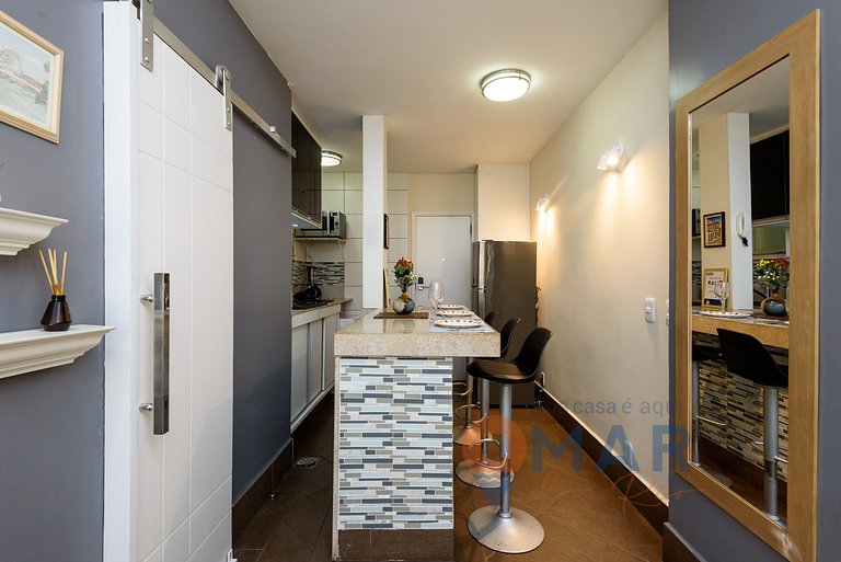 Studio 6 Min from Copacabana Beach | BR 502/420