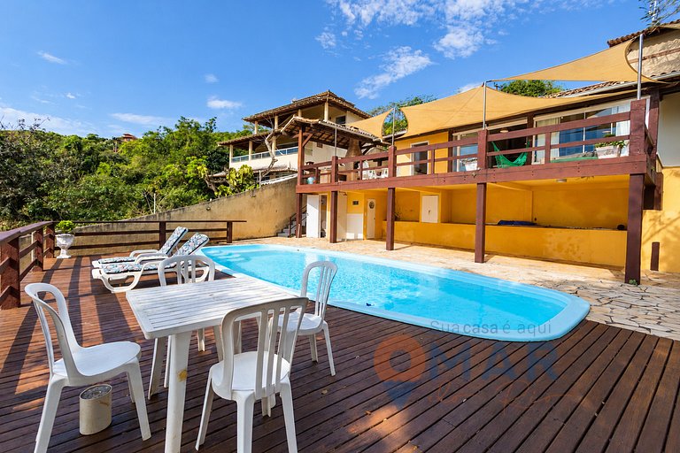 Casa en Búzios con piscina y área gourmet | RBL 46