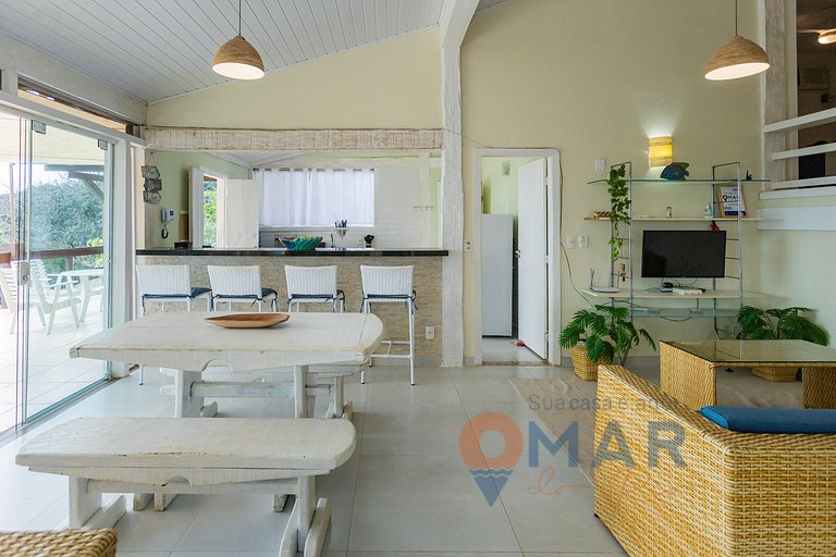 Casa en Búzios con piscina y área gourmet | RBL 46