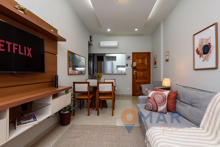 Quarto&Sala Completo a 300m da Praia | NSC 386/402