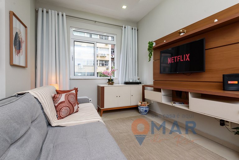 Quarto&Sala Completo a 300m da Praia | NSC 386/402