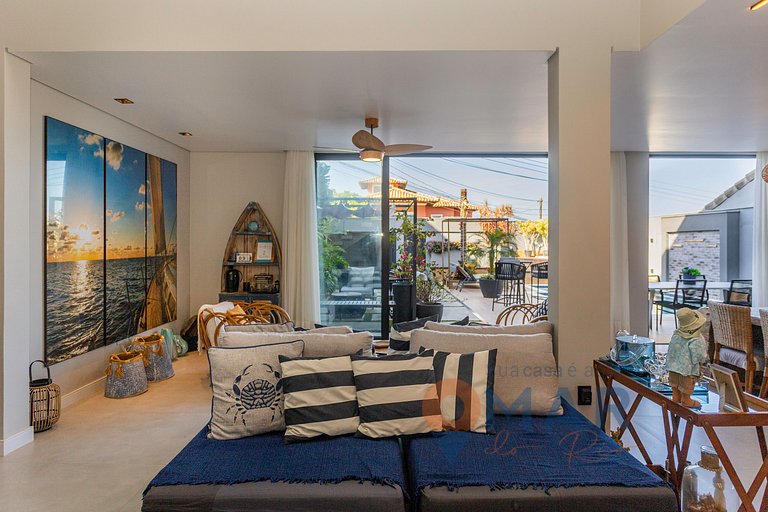 Casa c/ área de recreación, Cabo Frío|Água Viva 27