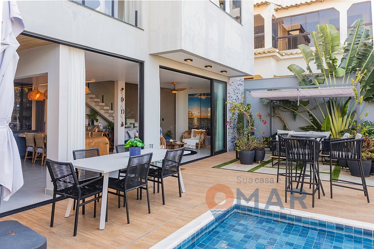 Casa c/ área de recreación, Cabo Frío|Água Viva 27