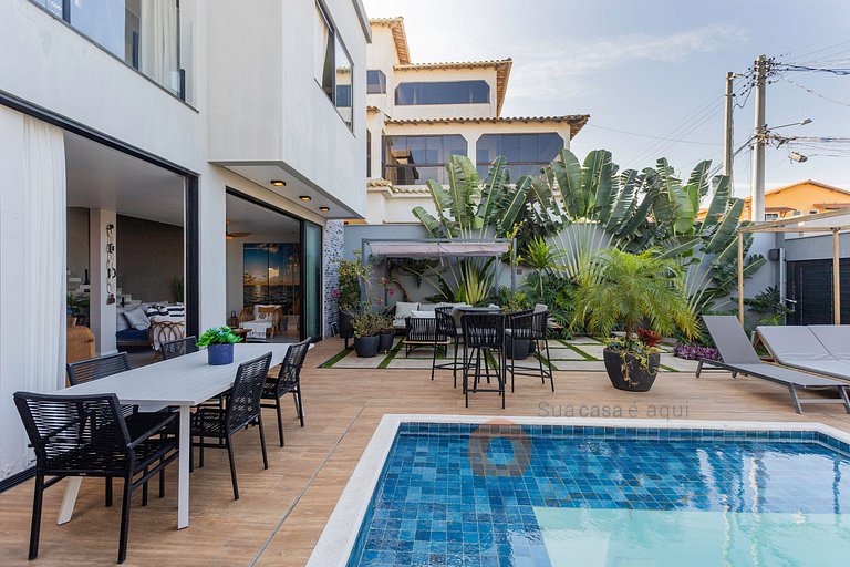 Casa c/ área de recreación, Cabo Frío|Água Viva 27