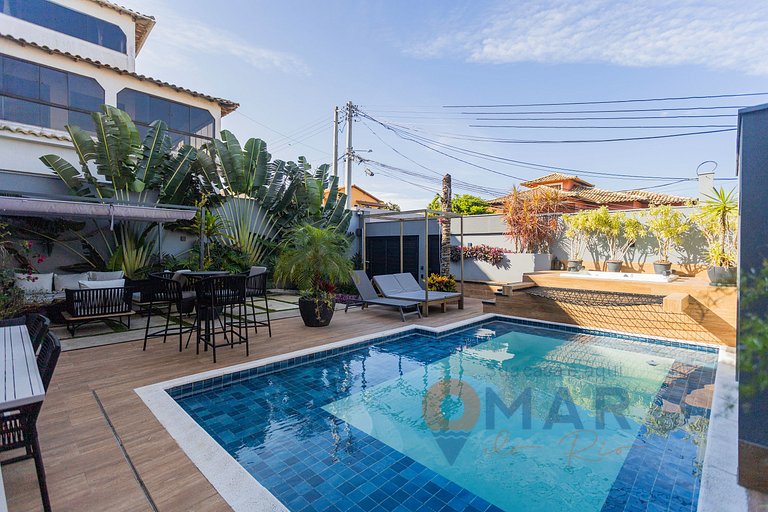 Casa c/ área de recreación, Cabo Frío|Água Viva 27
