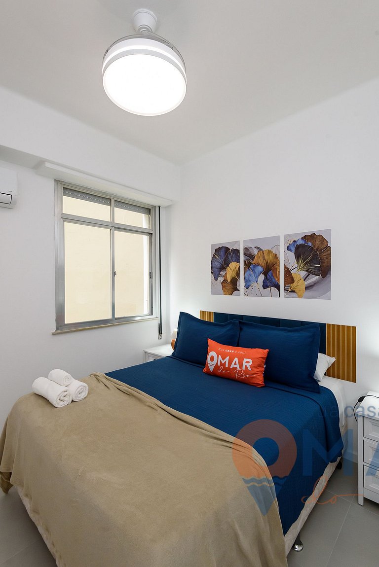 1 Quarto em Copacabana, 2 min da Praia | PF 31/507