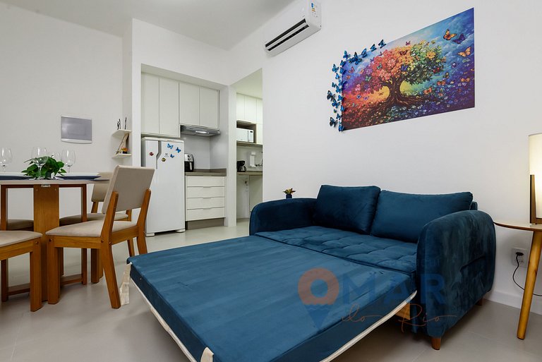 1 Quarto em Copacabana, 2 min da Praia | PF 31/507