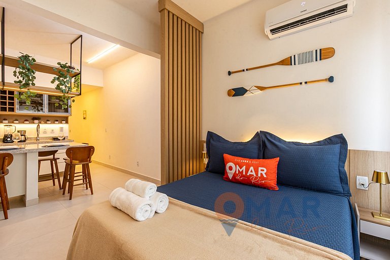 Studio 2 Min from Copacabana Beach | JC 35/802
