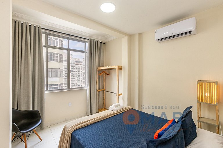 Apto a 2min da Praia com Vista mar | PJ 135/708A