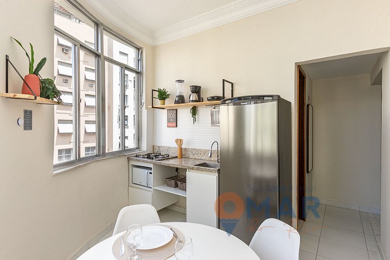 Apto a 2min da Praia com Vista mar | PJ 135/708A